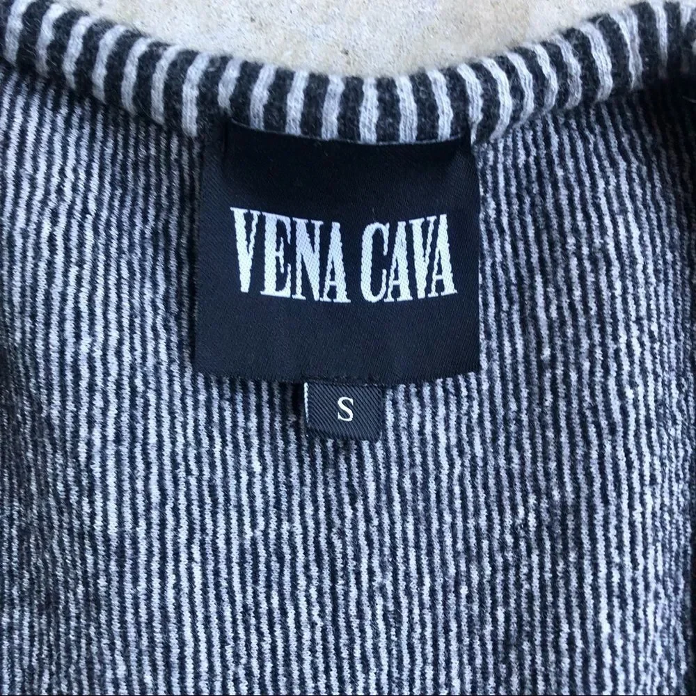 Vena Cava striped wool cotton blend shift dress M